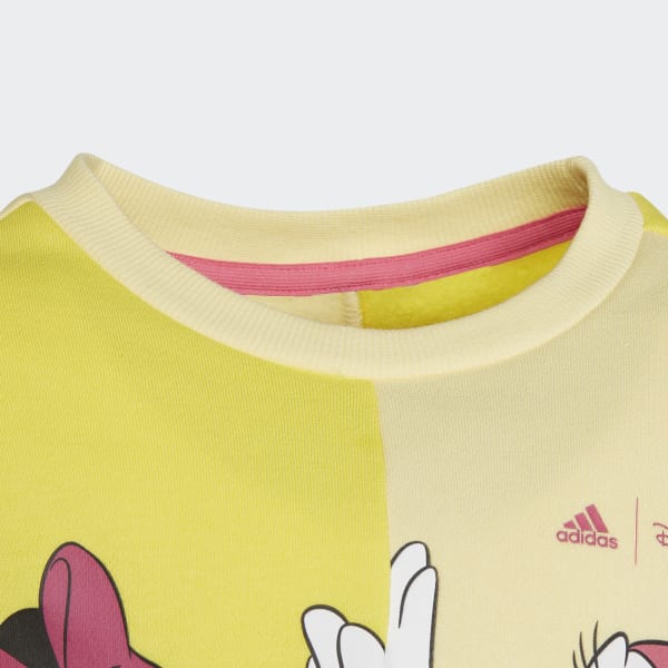 Yellow adidas x Disney Daisy Duck Crew Sweatshirt P2592