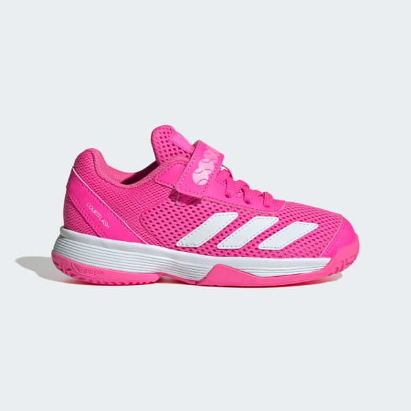 Rosa Scarpe da tennis Courtflash Hook-and-Loop Kids