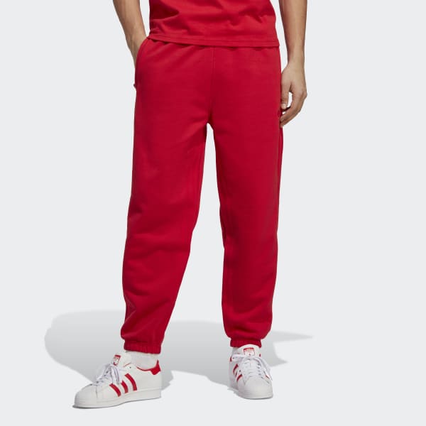Rouge Pantalon de survêtement Essentials