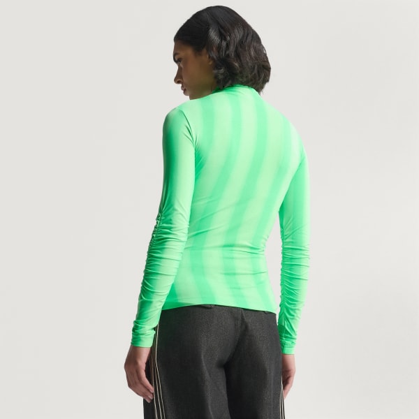 Verde Polo de manga larga