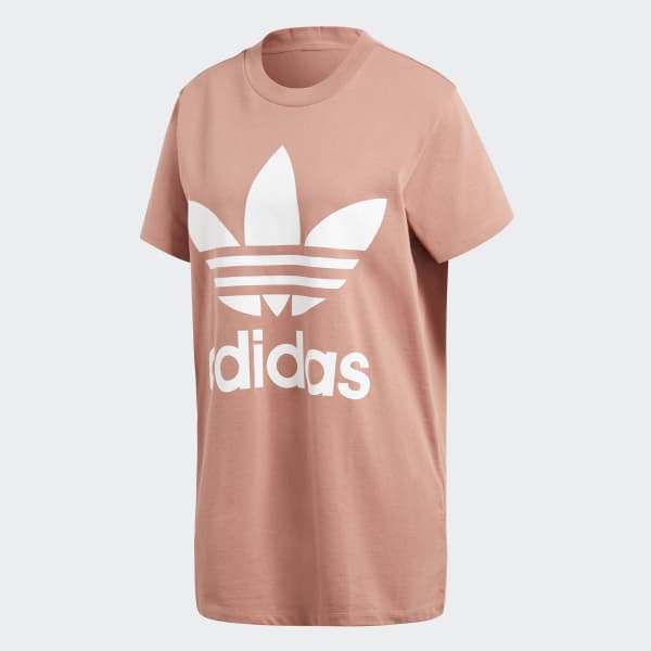 adidas Camiseta Trifolio Holgada - Rosa | adidas Colombia