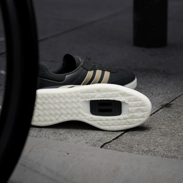 adidas Velosamba Leather Shoes - Black | Free Shipping with