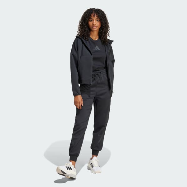 adidas Z.N.E. Full-Zip Hoodie - Black | Free Shipping with