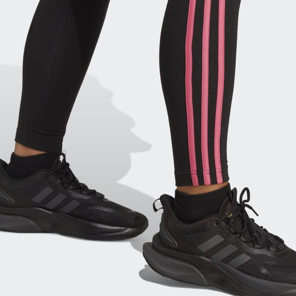 Zwart LOUNGEWEAR Essentials 3-Stripes Legging