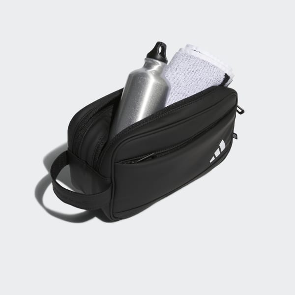 Black Two-Zip Pouch