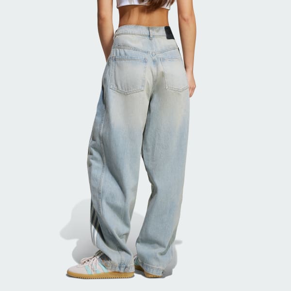 Multicolor Adilenium Barrel Leg Denim Pants