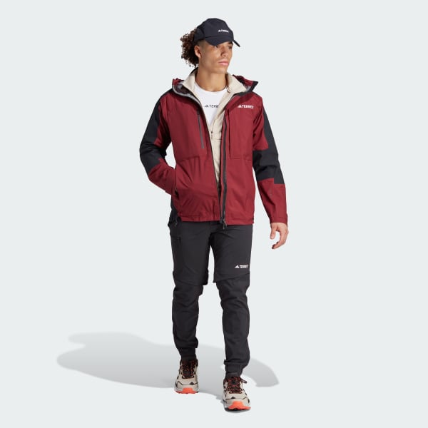 adidas Chamarra de Senderismo Terrex Xploric RAIN.RDY Granate adidas Mexico