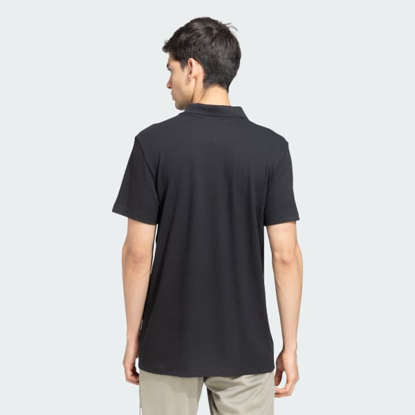 Black Seam Polo Shirt