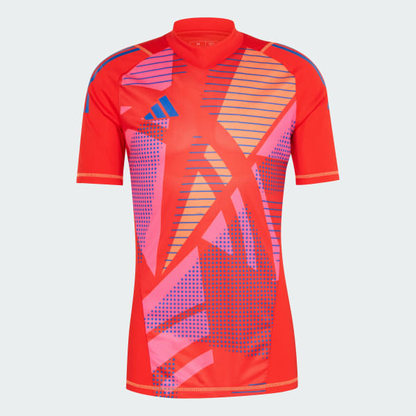 Rojo Camiseta manga corta portero Tiro 24 Pro
