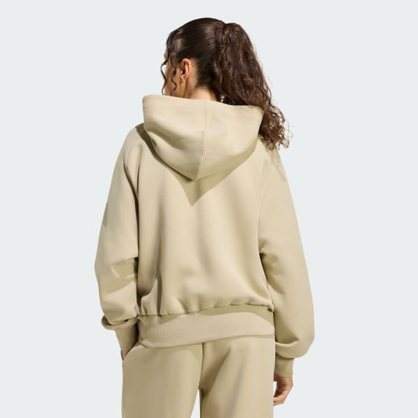 Brown SOFT LUX FULL-ZIP HOODIE