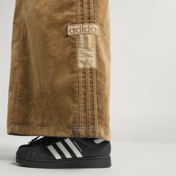 Brown Adibreak Brushed Twill Maxi 스커트