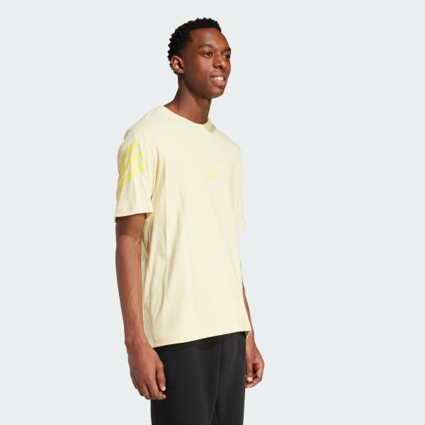Yellow Future Icons 3-Stripes Tee