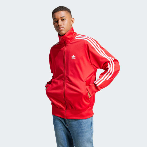 adidas Adicolor Classics Firebird Track Jacket - Red | Men's Lifestyle ...
