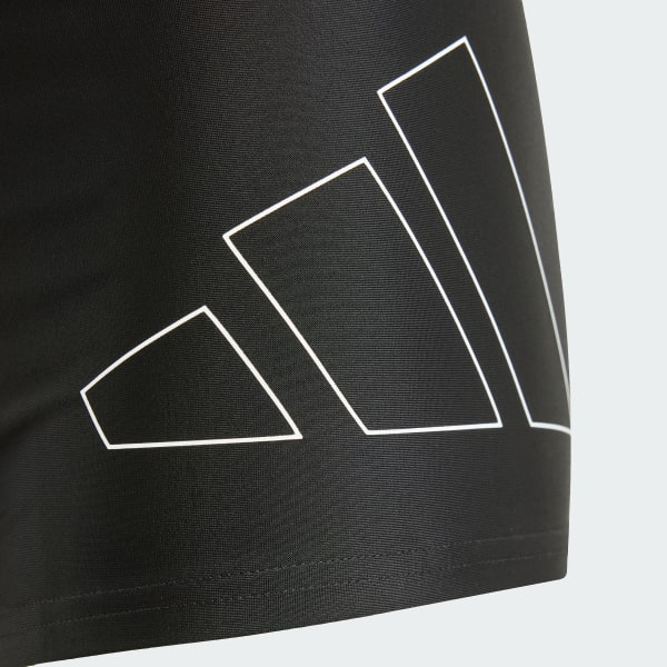 Black Performance Big Bars Swim Boxers Kids