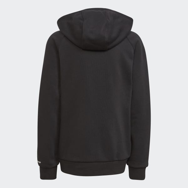 Plain black adidas store hoodie