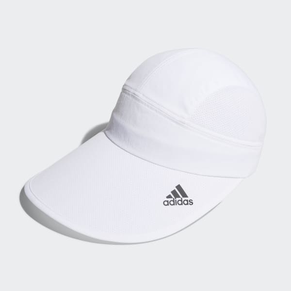Putih Topi Visor Wide