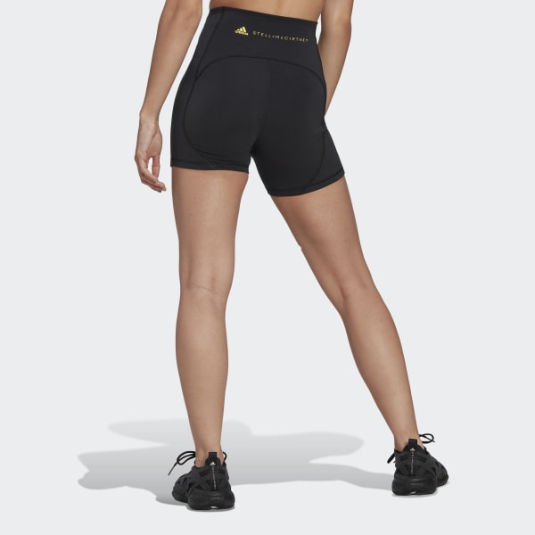 Schwarz adidas by Stella McCartney TrueStrength Yoga kurze Tight TI369