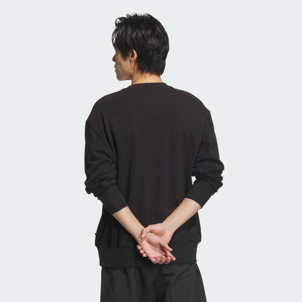 Black Lunar New Year Double Knit Crew Sweatshirt