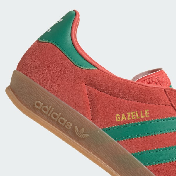 adidas Gazelle Indoor Shoes - Red | Free Shipping with adidas Gazelle Indoor Shoes - Red | Free Shipping with