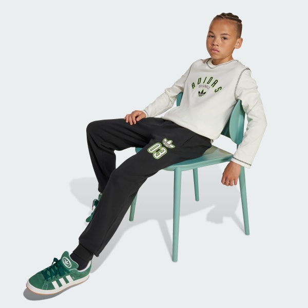 adidas Logo Play Sweat Pants Kids - Black | Free Shipping with adiClub