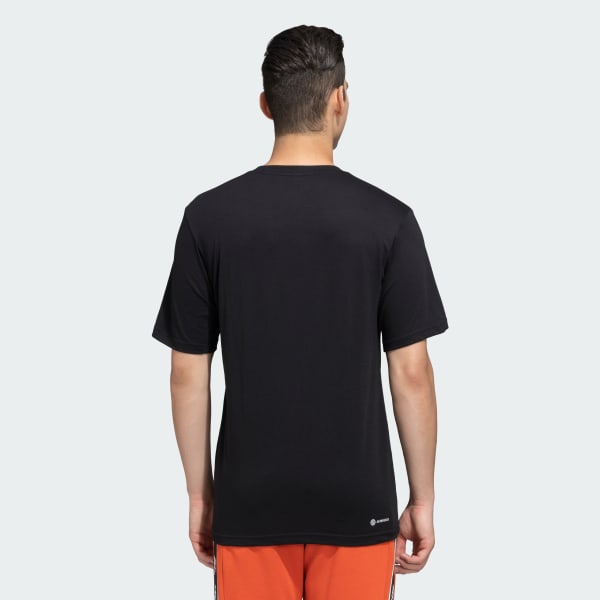 Black TRAIN ESSENTIALS BIG LOGO TEE