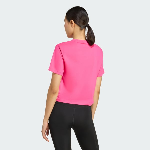 Rosado Polera de Entrenamiento Train Essentials Big Logo Performance
