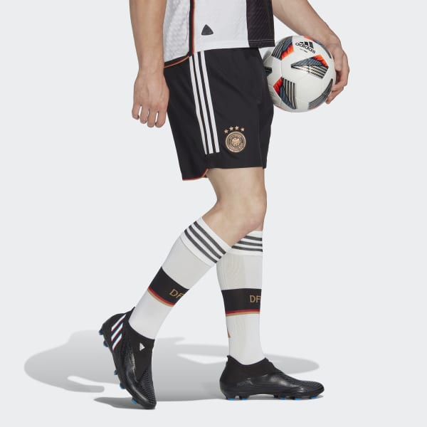 Zwart Duitsland 22 Authentieke Thuisshort GY007