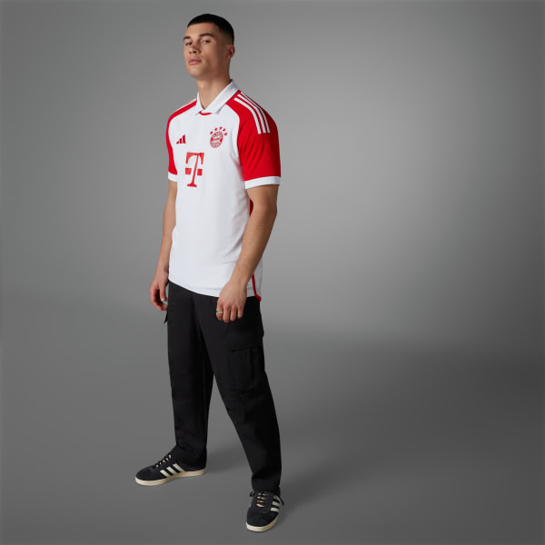 Men's Clothing - FC Bayern 23/24 Home Authentic Jersey - White