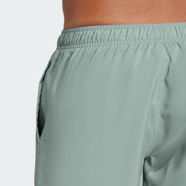 Adidas Solid CLX Short-Length Swim Shorts SHOP ONLINE