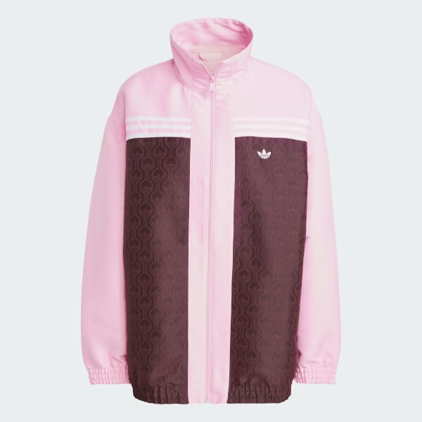 Pink 70s Oversized Track Jacket
