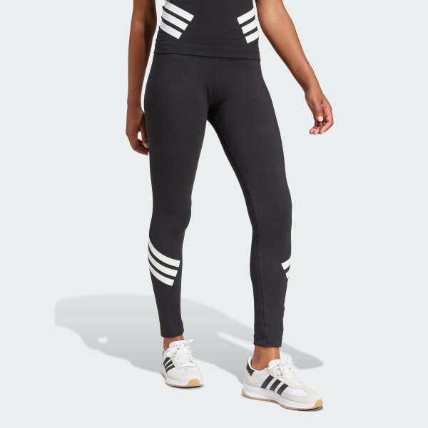 Black Future Icons 3-Stripes Leggings