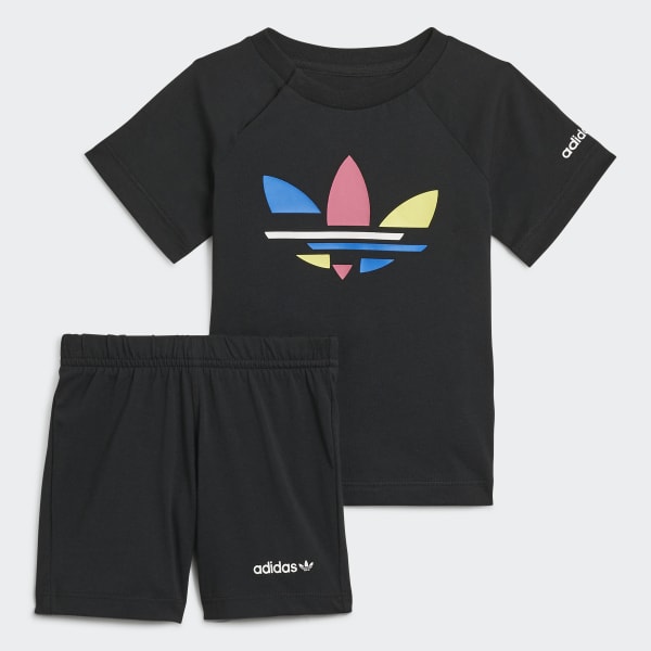 ingeniørarbejde blast skræmt adidas Adicolor Shorts and Tee Set - Black | Kids' Lifestyle | adidas US