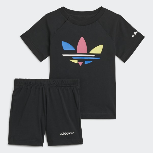 Adidas shorts shirt set clearance
