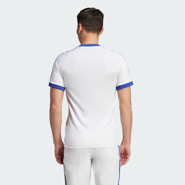 White Jude Bellingham 3-Stripes T-Shirt
