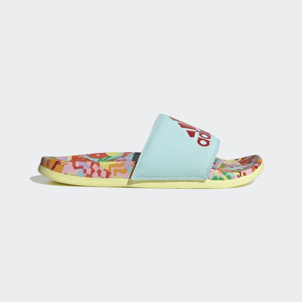 Gastos de envío compartir Inmigración adidas Adilette Comfort Slides - Blue | Women's Swim | adidas US