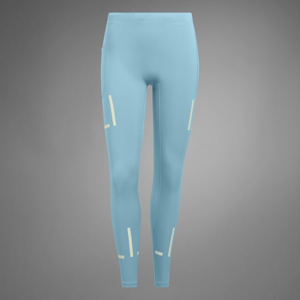 Energise Thunder Blue Full Length Sports Leggings