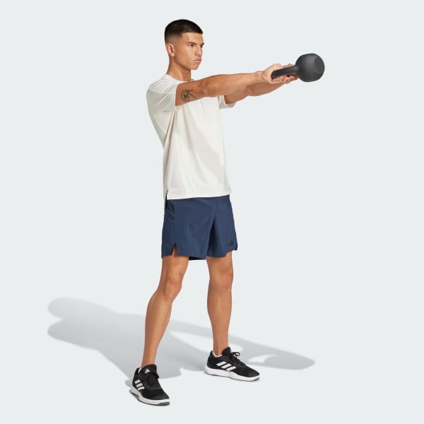 Blue Designed for Training Workout Shorts