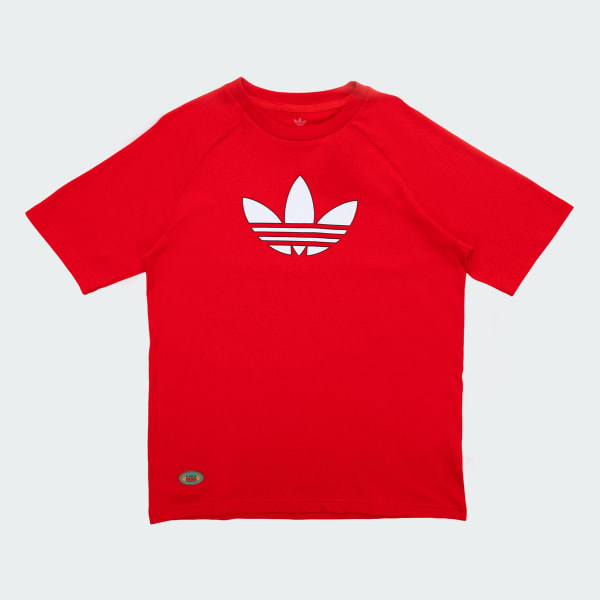 Red adidas JUNIOR TEE x DMEOW