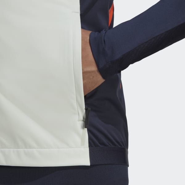 Niebieski Terrex Xperior Cross-Country Ski Soft Shell Vest