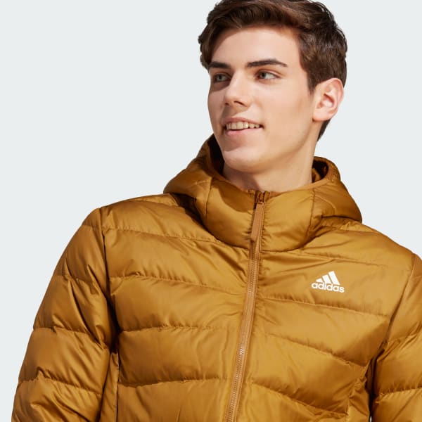 Adidas jacket brown top