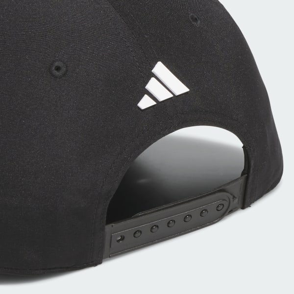 Black Tour 3-Stripes Print Hat