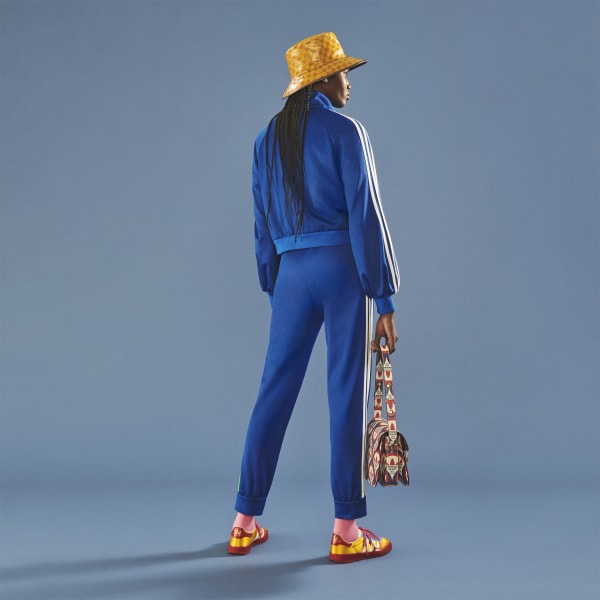 Blau adidas x Gucci Cropped Jacke BX464