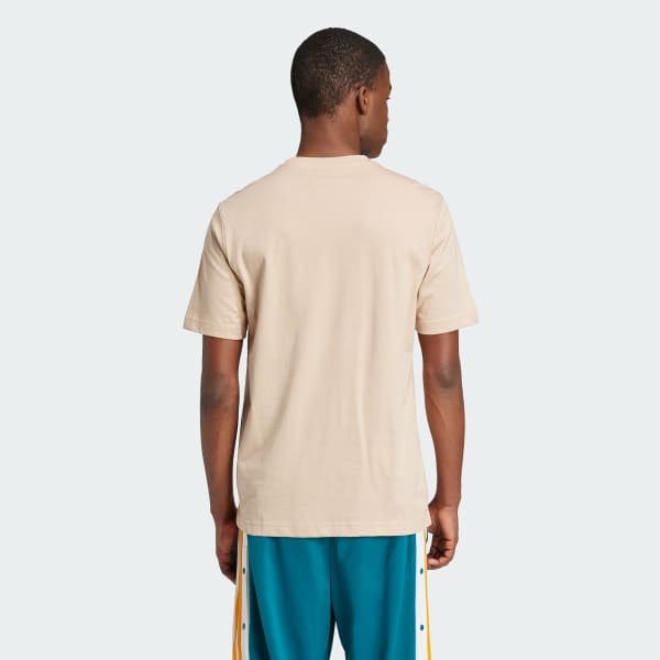 Beige Adicolor Trefoil Tee