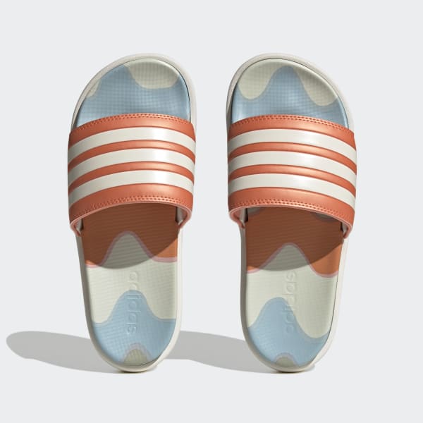 Hvid adidas x Marimekko Aqualette Ocean sandaler