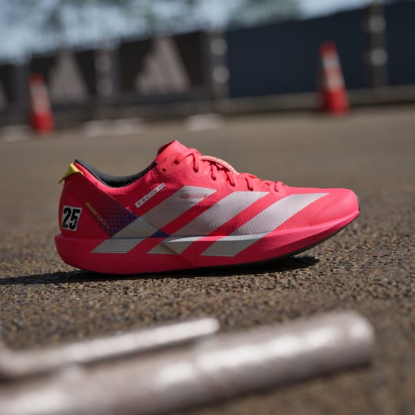 สีแดง รองเท้าวิ่ง Adizero Adios 9