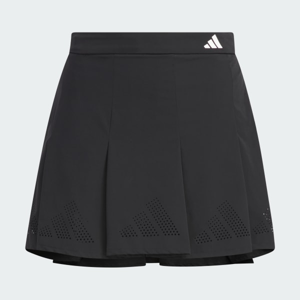Black Stretch Flared Skirt
