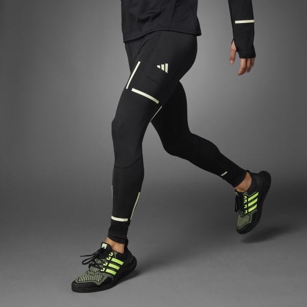 Negro Licras X-City Reflect At Night Running