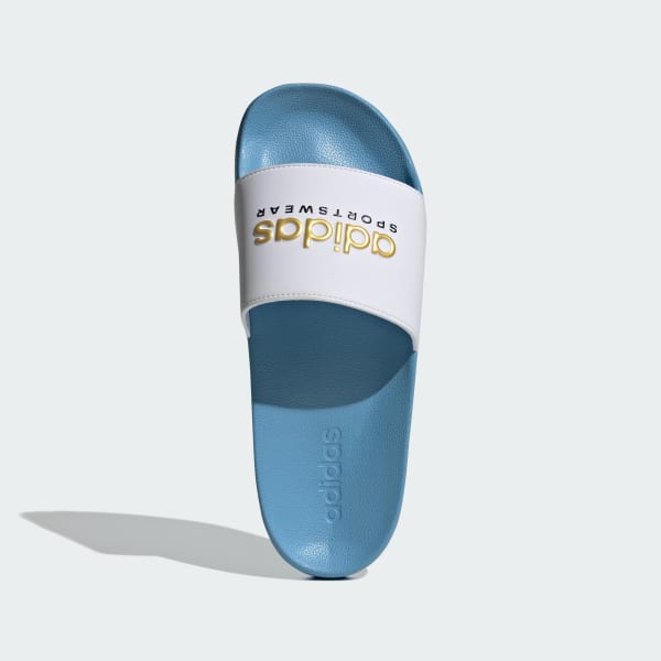 Blue Adilette Shower Slides