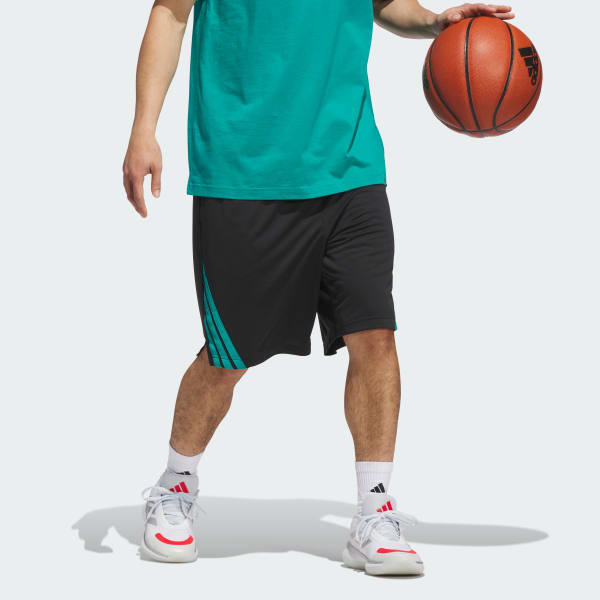 Negro Pantalón corto Basketball Legends 3 bandas