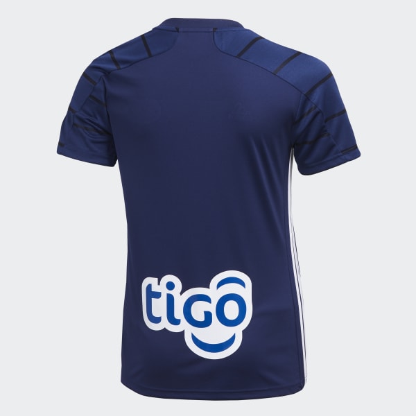Azul Camiseta De Visitante DIM Mujer